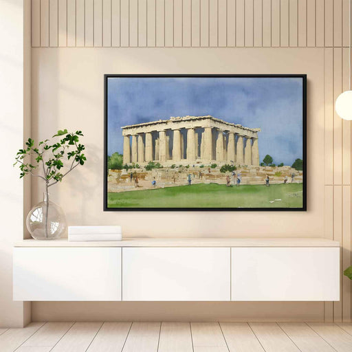 Watercolor Parthenon #111 - Kanvah