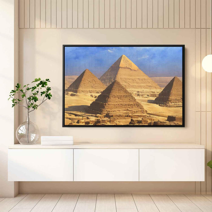 Watercolor Pyramids of Giza #117 - Kanvah