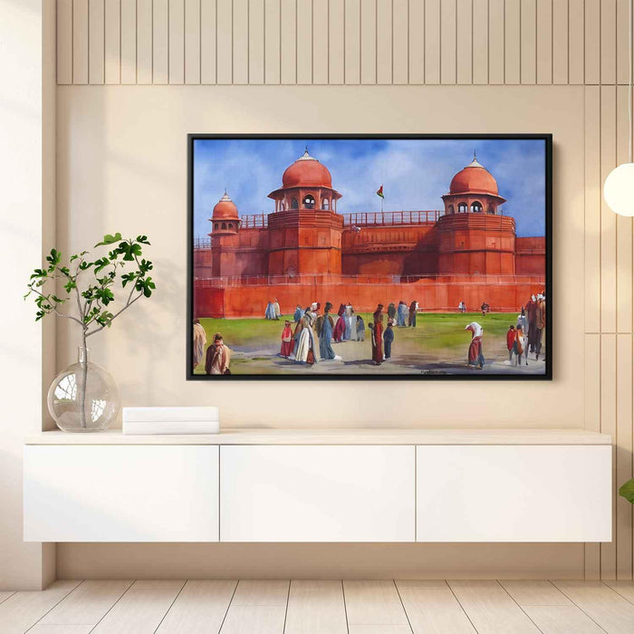 Watercolor Red Fort #126 - Kanvah