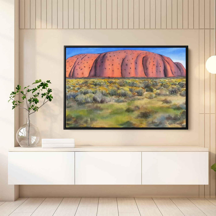 Watercolor Uluru #103 - Kanvah