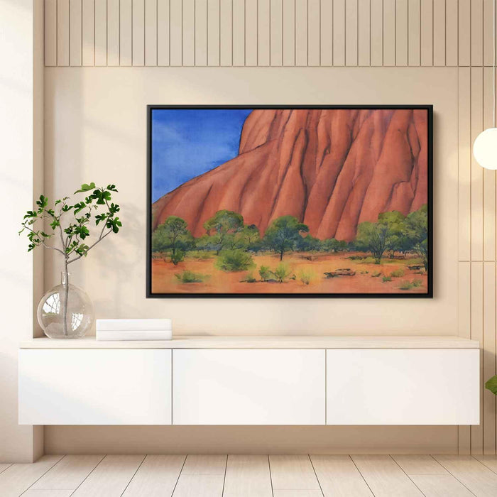 Watercolor Uluru #114 - Kanvah