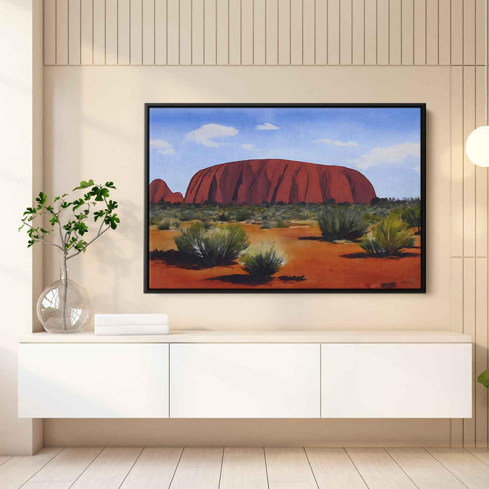 Watercolor Uluru #124 - Kanvah