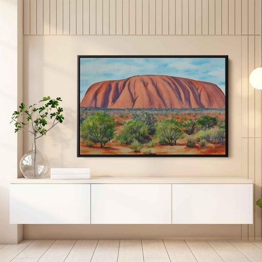 Watercolor Uluru #126 - Kanvah