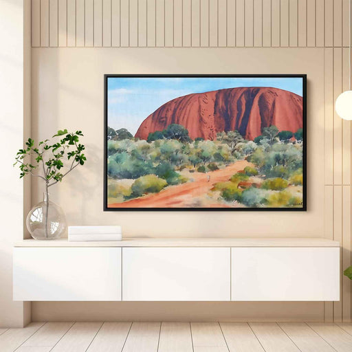 Watercolor Uluru #128 - Kanvah