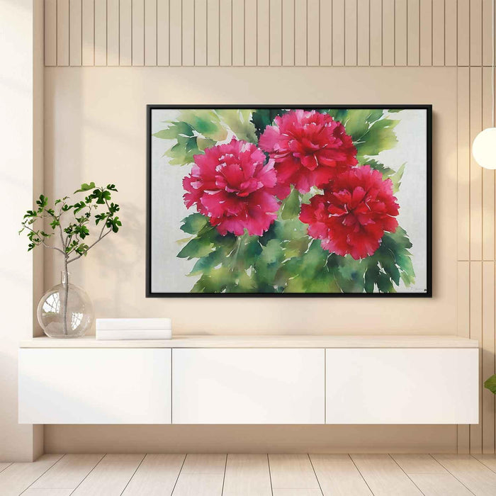 Watercolour Painting Carnations #152 - Kanvah