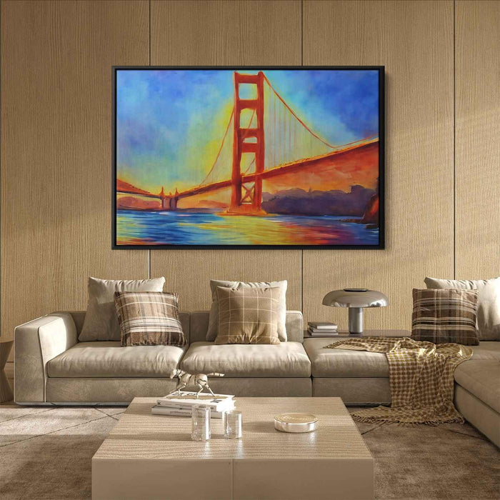 Abstract Golden Gate Bridge #117 - Kanvah