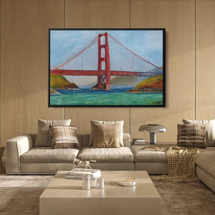 Abstract Golden Gate Bridge #134 - Kanvah