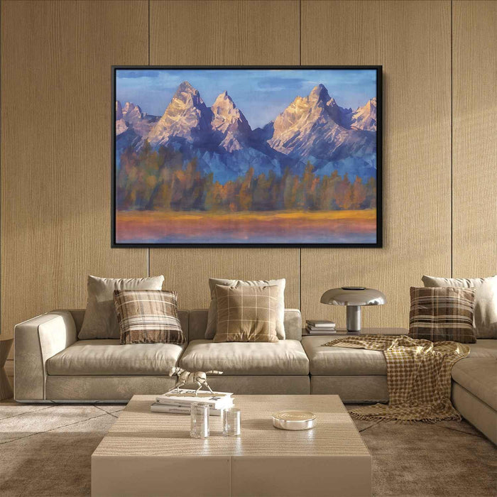 Abstract Grand Tetons #126 - Kanvah