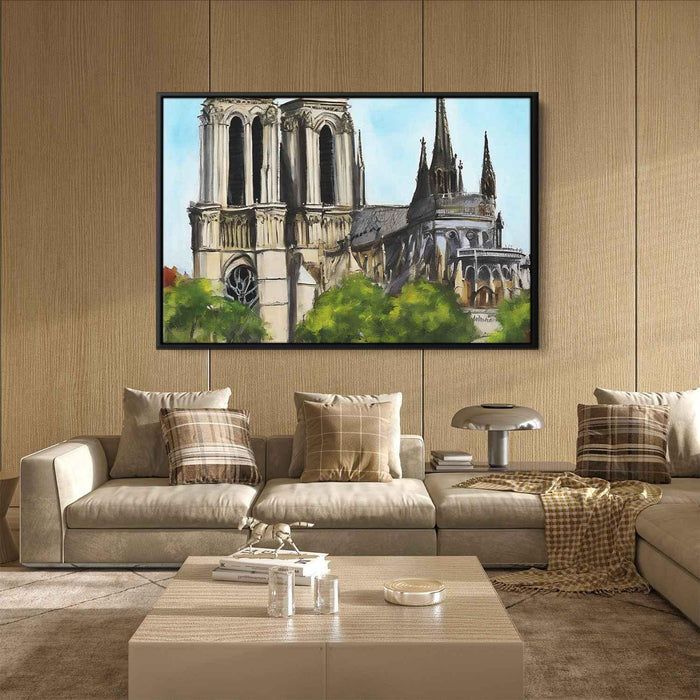 Abstract Notre Dame Cathedral #128 - Kanvah