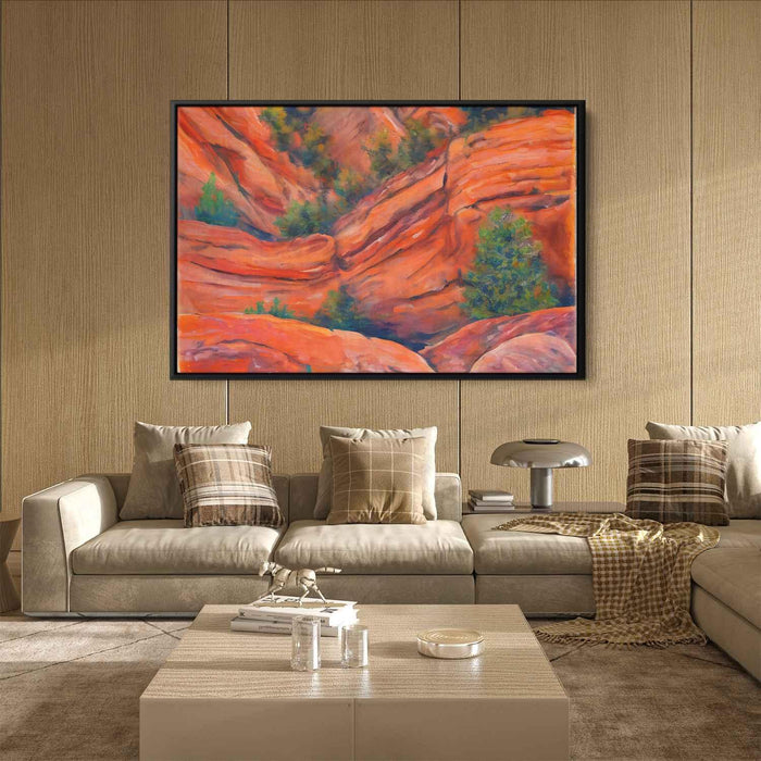 Abstract Sedona Red Rocks #107 - Kanvah