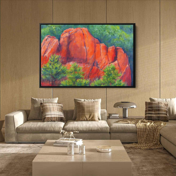 Abstract Sedona Red Rocks #124 - Kanvah