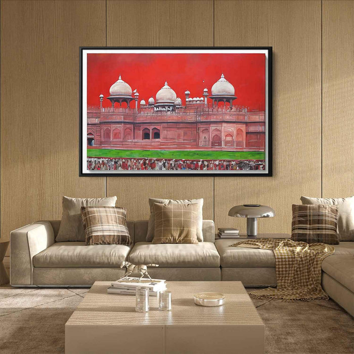 Abstract Red Fort #118 - Kanvah