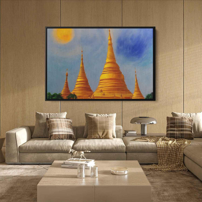 Abstract Shwedagon Pagoda #124 - Kanvah