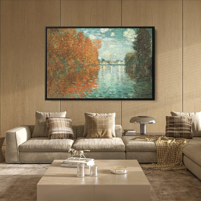 Autumn Effect at Argenteuil by Claude Monet - Canvas Artwork