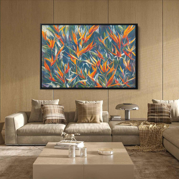 Contemporary Oil Birds of Paradise #127 - Kanvah
