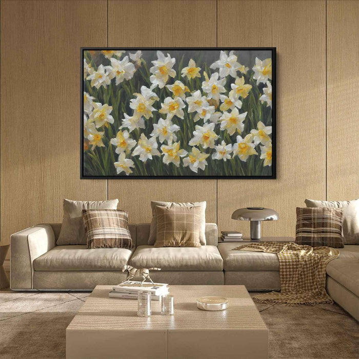 Contemporary Oil Daffodils #103 - Kanvah