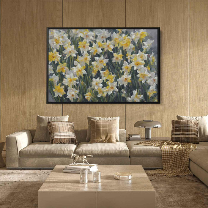 Contemporary Oil Daffodils #118 - Kanvah