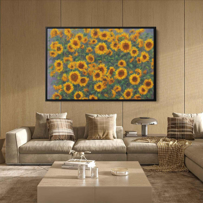 Enchanting Abstract Sunflowers #103 - Kanvah