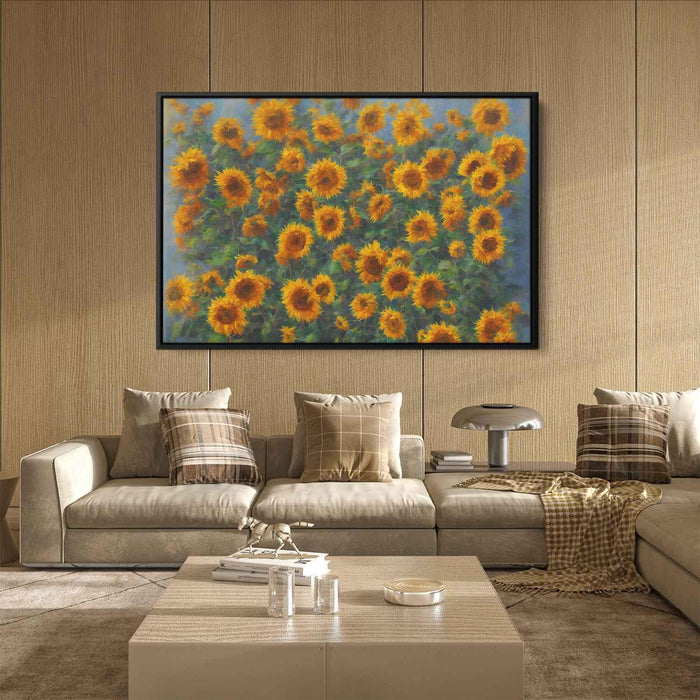 Enchanting Abstract Sunflowers #107 - Kanvah