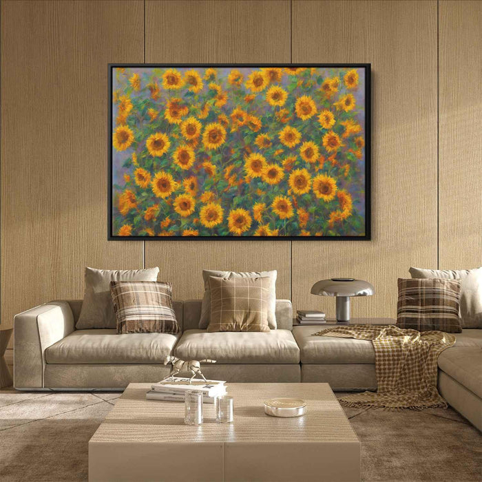 Enchanting Abstract Sunflowers #118 - Kanvah