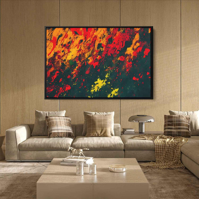 Orange Abstract Splatter #128 - Kanvah