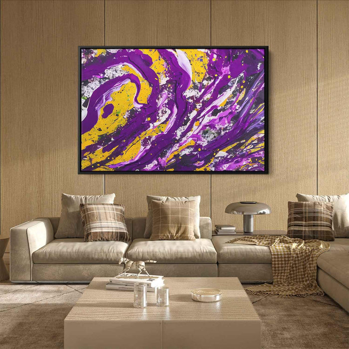 Purple Abstract Splatter #133 - Kanvah