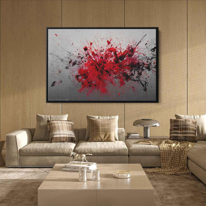 Red Abstract Splatter #111 - Kanvah