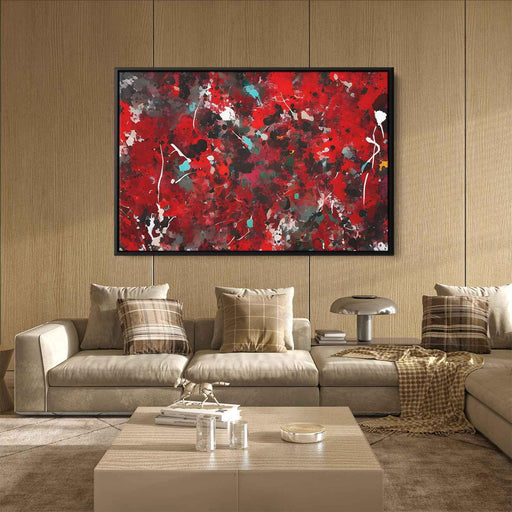 Red Abstract Splatter #124 - Kanvah