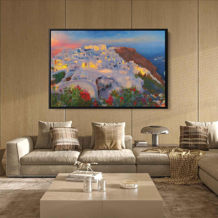 Impressionism Santorini #114 - Kanvah