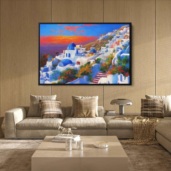 Impressionism Santorini #127 - Kanvah