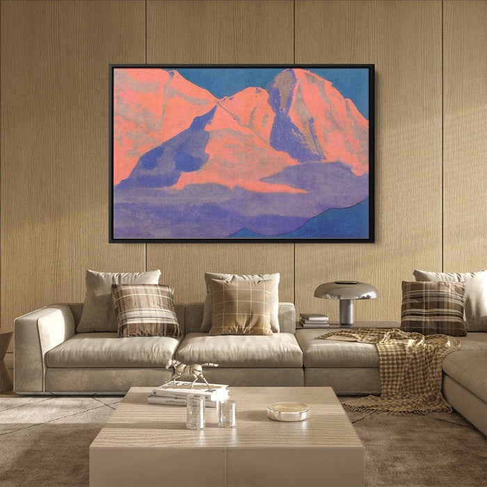 Study of mountains by Nicholas Roerich - Canvas Artwork