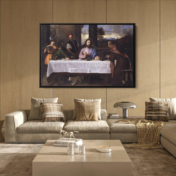 Supper at Emmaus by Titian - Canvas Artwork