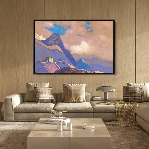 Tibet. At Brahmaputra. by Nicholas Roerich - Canvas Artwork