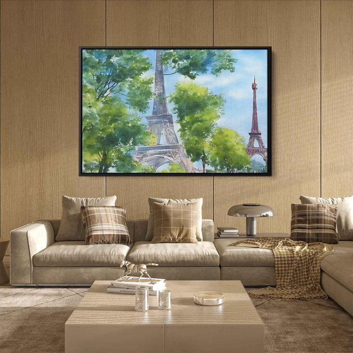Watercolor Eiffel Tower #135 - Kanvah