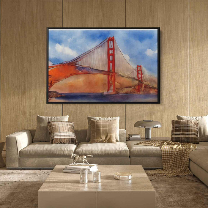 Watercolor Golden Gate Bridge #127 - Kanvah