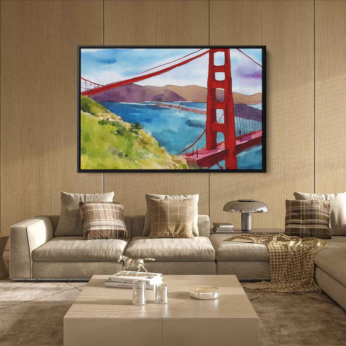 Watercolor Golden Gate Bridge #128 - Kanvah