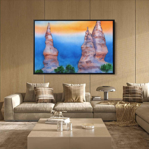 Watercolor Hoodoo formations #107 - Kanvah