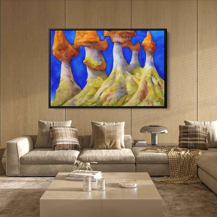 Watercolor Hoodoo formations #136 - Kanvah