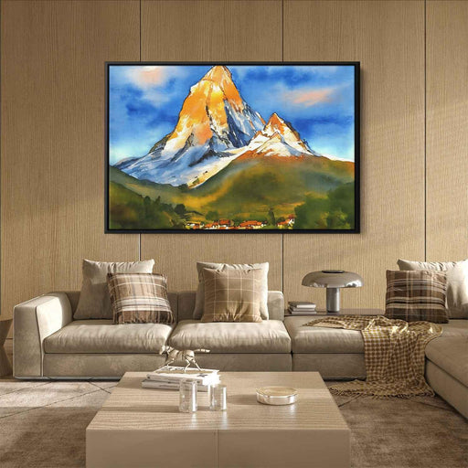 Watercolor Matterhorn #127 - Kanvah