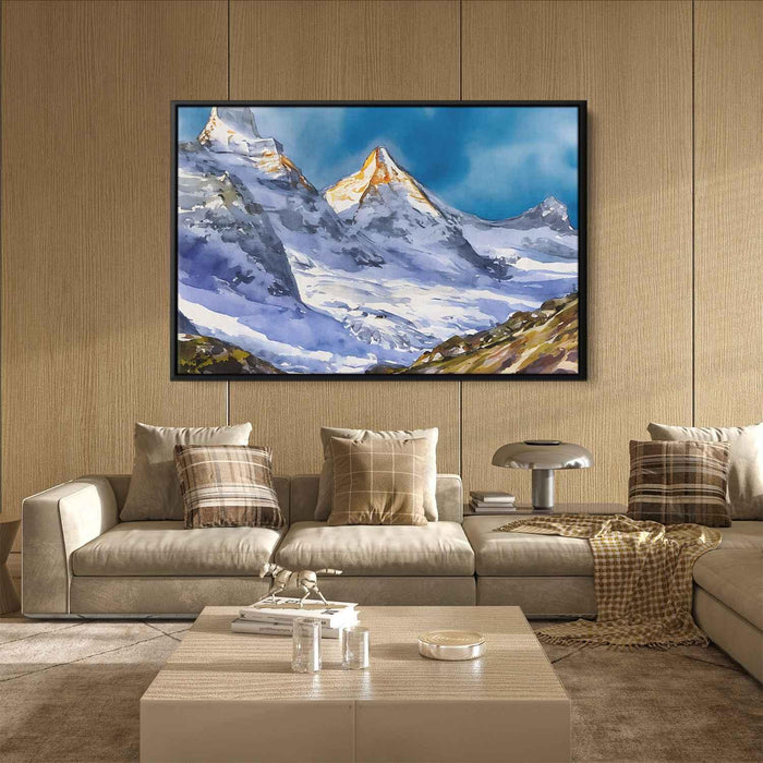 Watercolor Matterhorn #128 - Kanvah