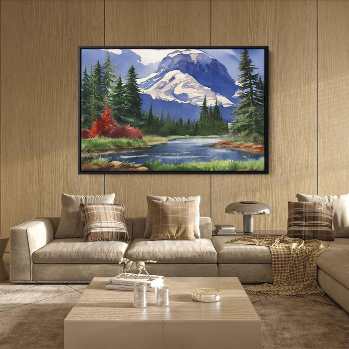 Watercolor Mount Rainier #126 - Kanvah