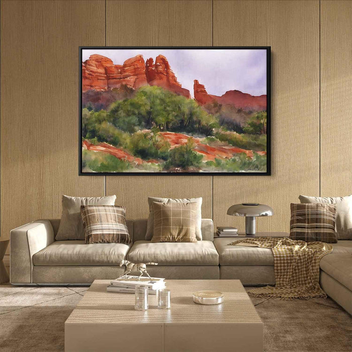 Watercolor Sedona Red Rocks #114 - Kanvah