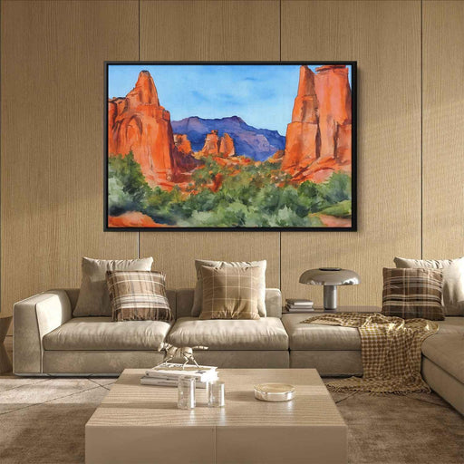 Watercolor Sedona Red Rocks #117 - Kanvah