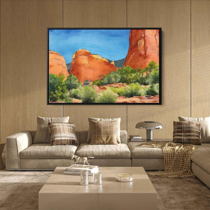 Watercolor Sedona Red Rocks #126 - Kanvah