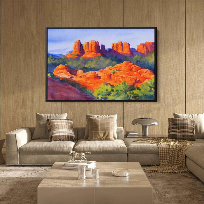 Watercolor Sedona Red Rocks #128 - Kanvah