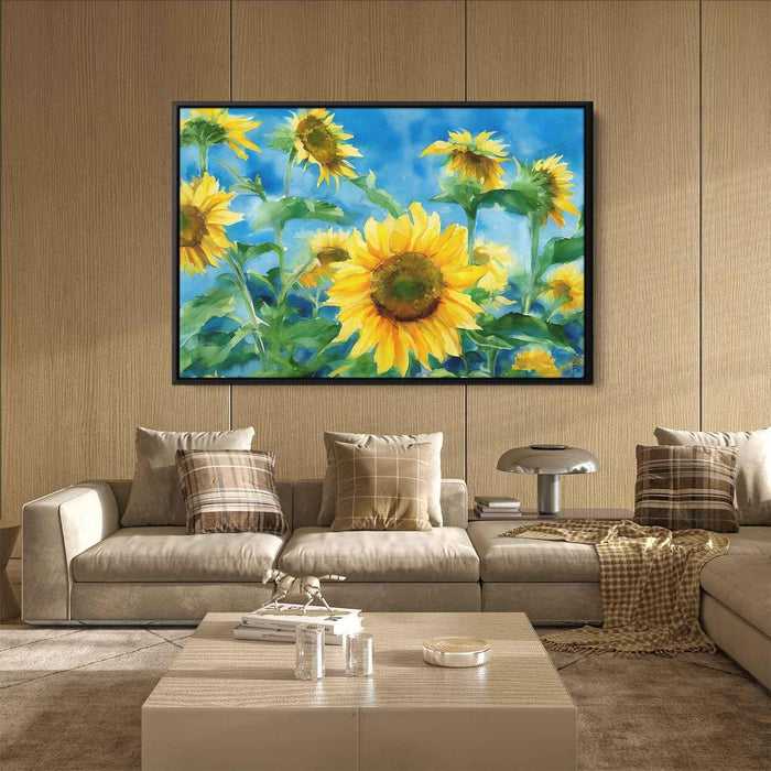 Watercolor Sunflower #126 - Kanvah