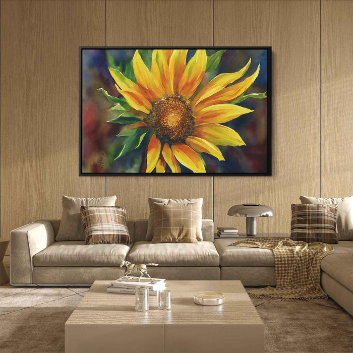 Watercolor Sunflower #136 - Kanvah