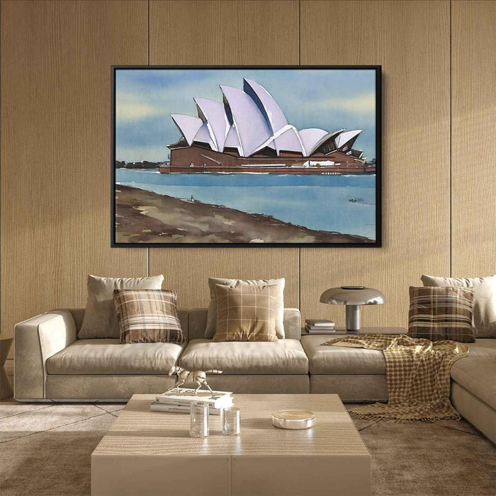 Watercolor Sydney Opera House #124 - Kanvah