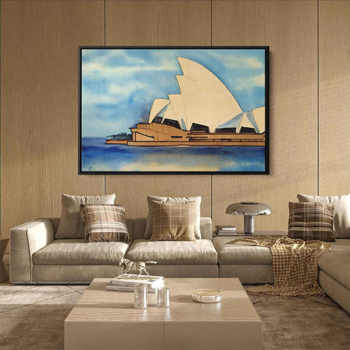 Watercolor Sydney Opera House #133 - Kanvah