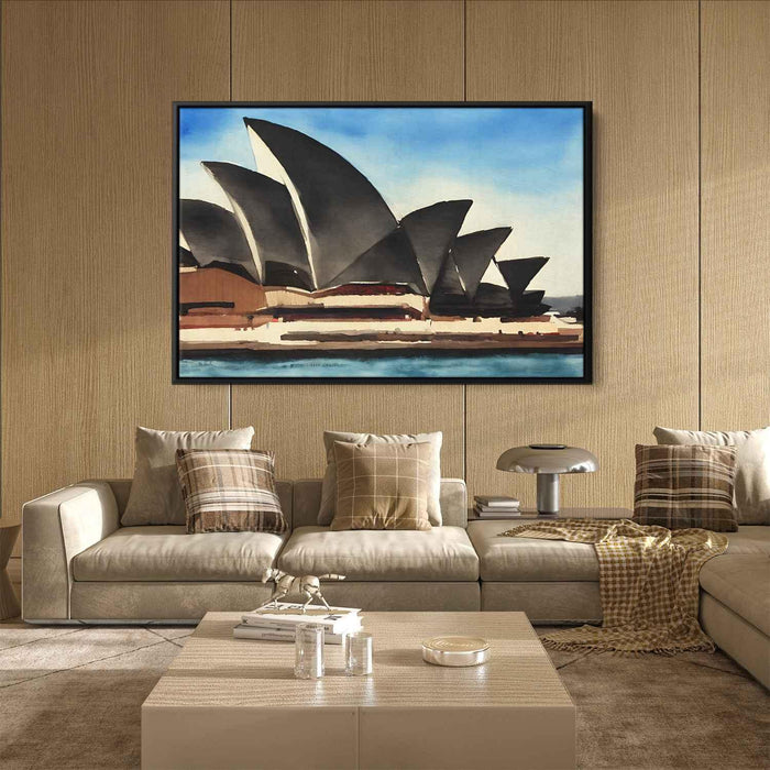 Watercolor Sydney Opera House #134 - Kanvah